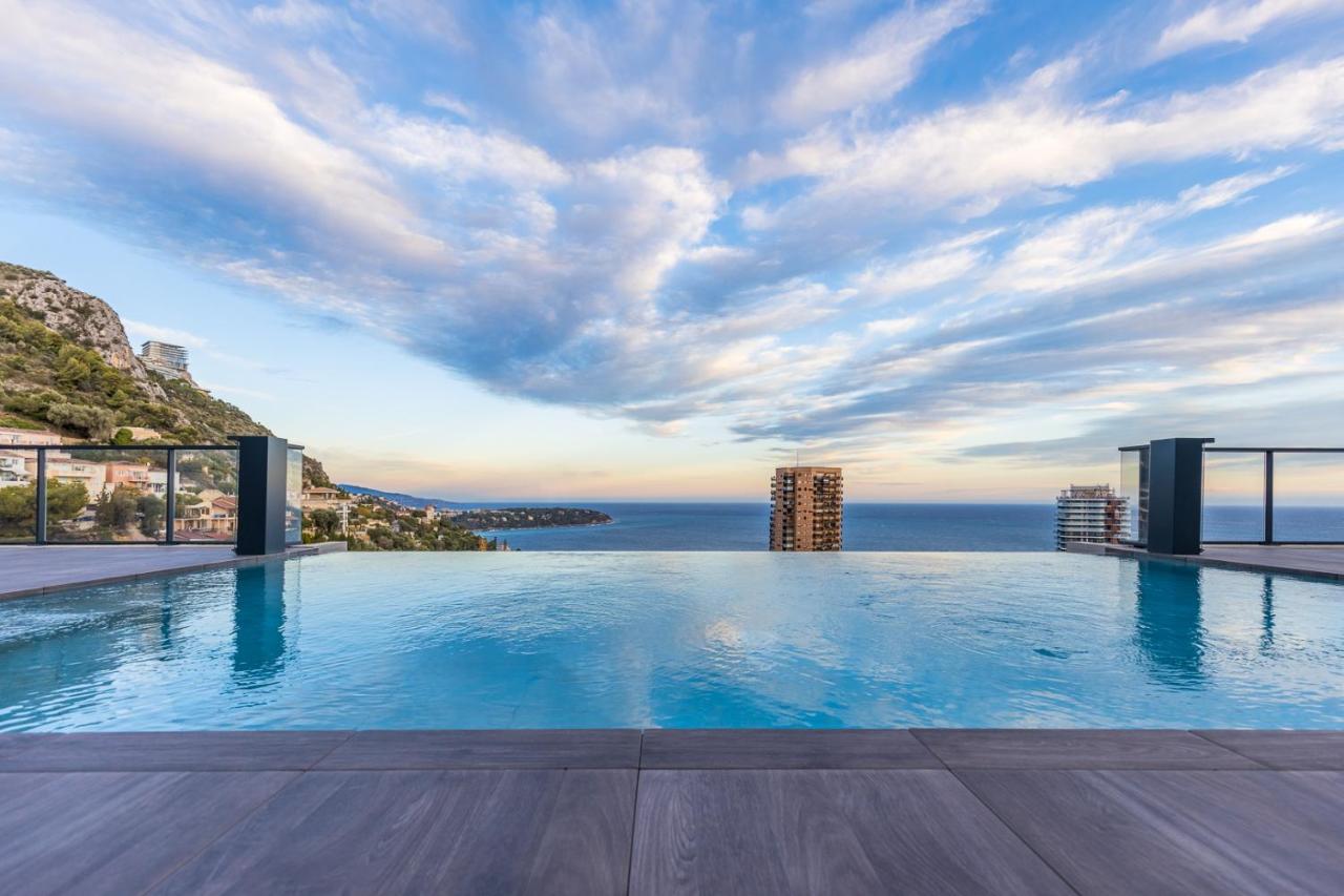 Monaco View, Pool, Garage, 100 M2 Terrace Appartement Beausoleil Buitenkant foto