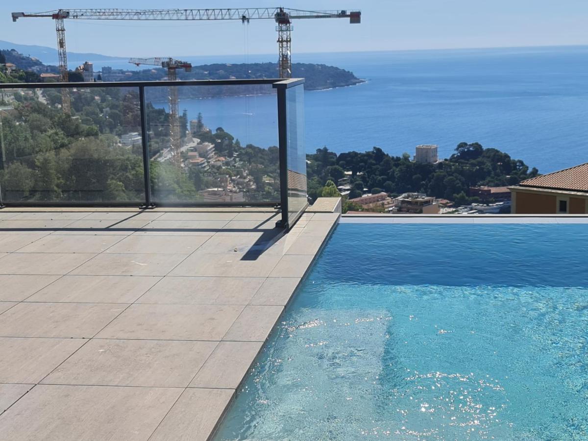 Monaco View, Pool, Garage, 100 M2 Terrace Appartement Beausoleil Buitenkant foto