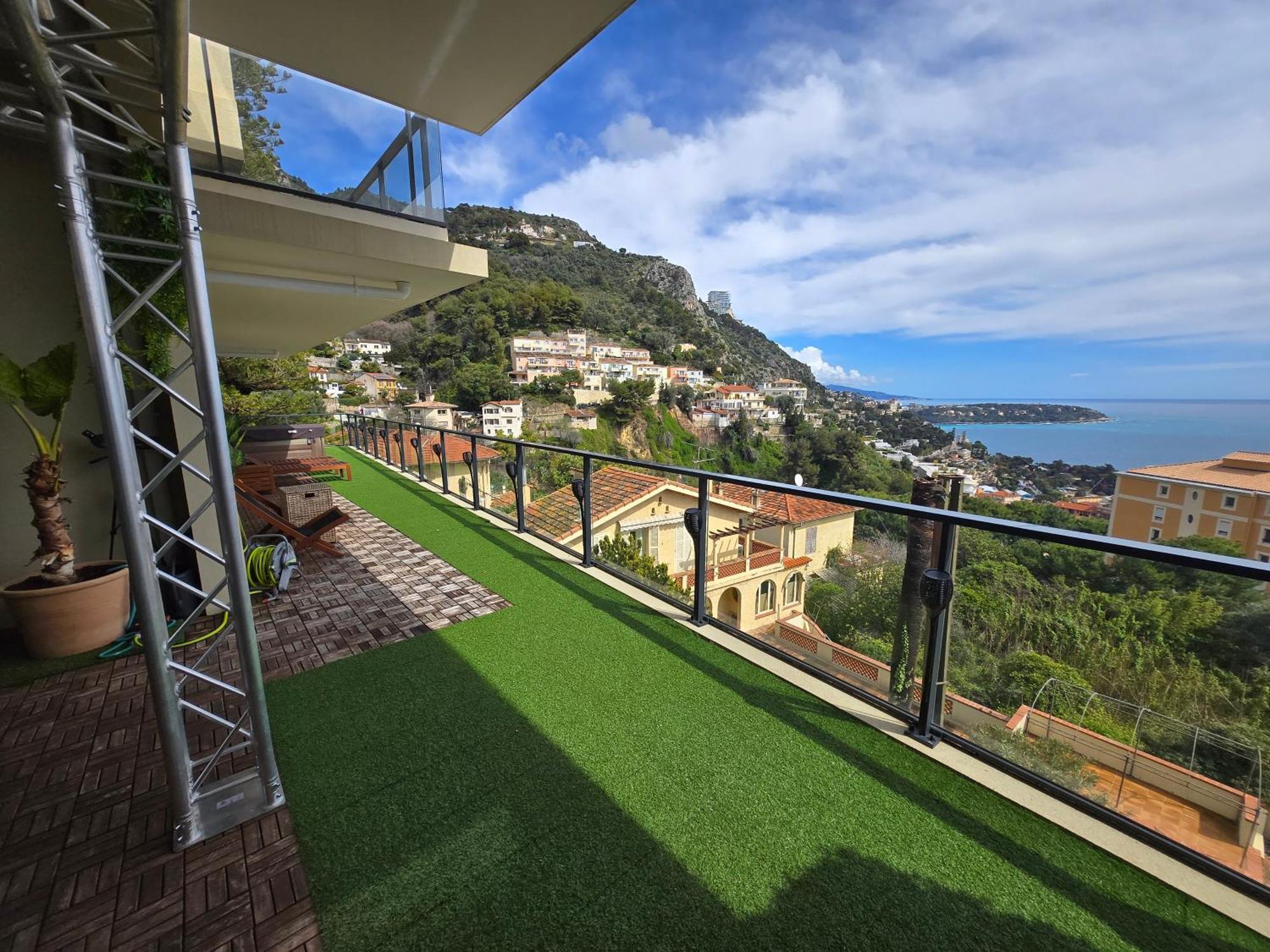 Monaco View, Pool, Garage, 100 M2 Terrace Appartement Beausoleil Buitenkant foto